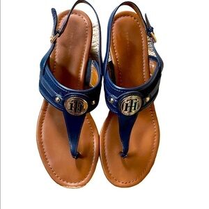 TOMMY HILFIGER NAVY STRAPPY SANDAL
